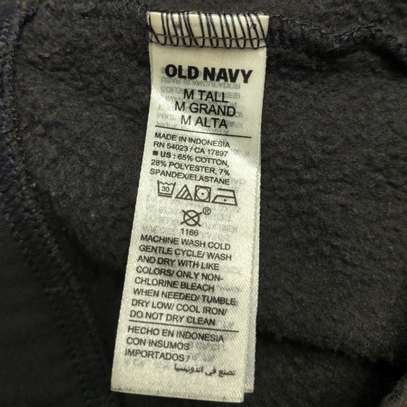 TALL Old Navy High-Waisted Fleece-Lined Legging Charcoal Gray Size M - Picture 4 of 6